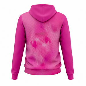 Custom Pink Heat-Transfer 100% Cotton Winter Hoodie for Unisex Lightweight Quick Dry Pullover Hooded <b>Sweatshirt</b> - Product Image 2