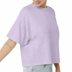 เสื้อครอปท็อปผู้หญิงลำลอง ผลิตจากผ้าคอตตอนผสมคุณภาพพรีเมียม ระบายอากาศได้ดีและน้ำหนักเบา เหมาะสำหรับใส่ทุกวัน - Product Image 3