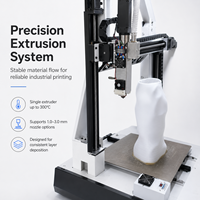 Machine d'impression 3D industrielle automatique fermée à granulés PL-FGF-0506-ENC 500x500x600mm pour matériaux PLA TPU FLEX, neuve, garantie 1 an