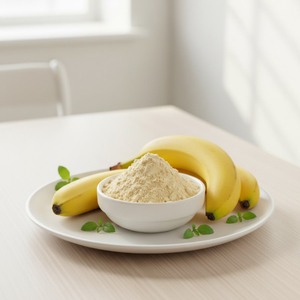 Poudre de banane de qualité alimentaire, extrait d'inuline séché par pulvérisation, saveur naturelle biologique, extrait végétal toutes saisons - Product Image 1