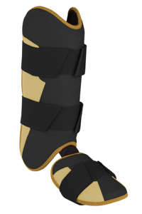 Protège-jambes de baseball en cuir PU avec fermeture auto-agrippante – Protection professionnelle pour l'entraînement sportif des adultes toutes saisons - Product Image 2