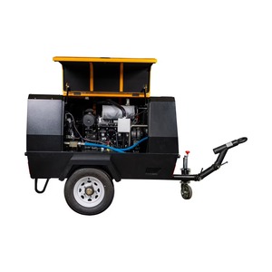 Compresseur d'air diesel industriel haute pression à vis pour les opérations de forage en carrière, fournisseur en gros - Product Image 3