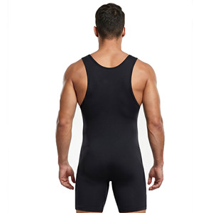 100% Polyester Wrestling Singlet Men's Sublimated Wrestling Jersey Custom Name and Number Men <b>Compression</b> Sleeveless Singlet - Product Image 2
