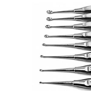 Curette chirurgicale professionnelle réutilisable en acier inoxydable avec poignée ergonomique pour la chirurgie générale et la dermatologie - Product Image 4