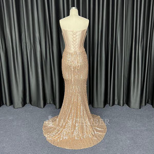 جانمبر HX135 مشد شامبانيا أنيق حورية البحر مساء لامعة - Product Image 3