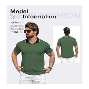 Nueva camisa polo de alta calidad disponible, moderna, con diseño personalizado estampado, talla grande, estilo casual y elegante para hombre. - Product Image 2