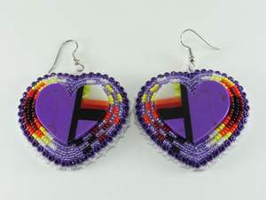 Boucles d'oreilles élégantes en perles de verre pour femmes, avec un design artisanal coloré, légères et au style raffiné pour les soirées. - Product Image 2