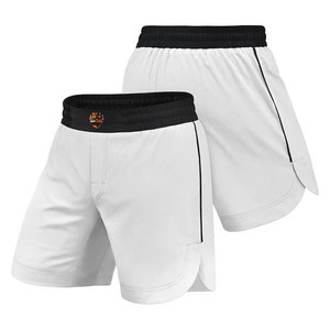 Shorts de combat légers en polyester/coton pour l'entraînement de MMA, Muay Thai, boxe, tissu extensible respirant, confortable, séchage rapide - Product Image 1