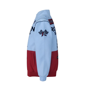 Wholesale Racing Team <b>Racer</b> <b>Jacket</b> Men Custom Patch Embroidered Zipper Motorcycle Style Durable Everyday Wear - Product Image 4