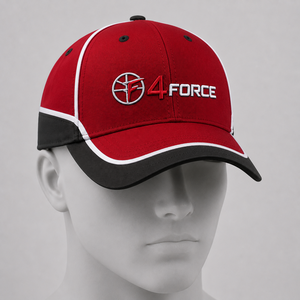 Gorra de Béisbol Roja con Logotipo Bordado, Diseño Ajustado de 6 Paneles, Estilo Deportivo Unisex, Gorras de Béisbol de Tela Twill - Product Image 3