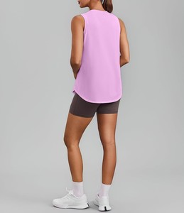 Débardeur décontracté pour femme en coton tricoté de qualité supérieure, sans manches, coupe ajustée, col rond, respirant, idéal pour l'été - Product Image 3