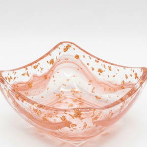 Cuenco Decorativo de Resina Rosa Hecho a Mano de Lujo |   Centro de Mesa Escultural Moderno y Brillante - Product Image 5