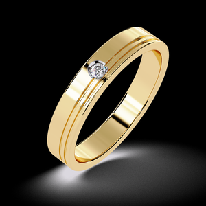 แหวนแต่งงานเพชรที่ดีที่สุดสำหรับคู่รัก แหวนคู่เพชรสำหรับหมั้นจากอินเดีย - Product Image 3