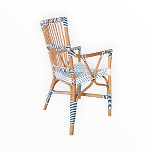 Silla Bistro Más Popular para Cafetería, Restaurante, Espacios Públicos Residenciales - Mimbre Sintético Natural con Garantía de Tejido de 3 Años - Product Image 5