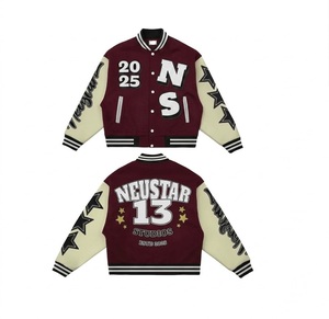 Fabricante de Chaquetas Varsity con Bordado Personalizado |   Proveedor de Chaquetas Letterman al por Mayor, Chaquetas Varsity de Moda, Marca Privada - Product Image 1