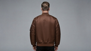 Men's Bomber Style <b>Jacket</b> Greek Wear Sorority Products Full Zip Utility Pocket Casual Fashion Outerwear - Product Image 6