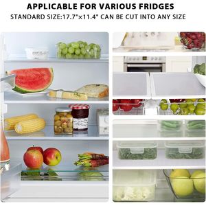 Set di 9 Tappetini Impermeabili Bianchi per Frigorifero e Cassetti, Lavabili, Protezioni per Ripiani del Frigorifero - Product Image 5