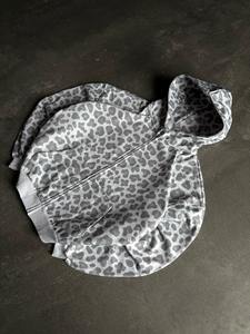 Sudadera con Capucha Personalizada de Alta Calidad, 100% Algodón, 400 g/m², Estampado Gráfico de Leopardo/Guepardo, con Cierre, para Hombre - Product Image 4