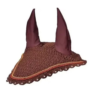 Nouveaux Bonnets d'Équitation en Tricot de Qualité Supérieure pour l'Été, Voiles Anti-Mouches Professionnels pour Chevaux - Product Image 4