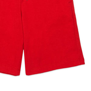 Shorts de couleur unie pour garçons avec logo personnalisable, prix abordable et poche latérale pour un ajustement confortable et décontracté. - Product Image 4