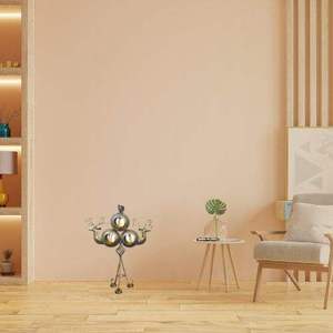 โคมไฟกวางทรีโอทำด้วยมือสุดหรูของตกแต่งโลหะแนวศิลปะสำหรับการตกแต่งภายในที่ทันสมัยและรื่นเริง - Product Image 2