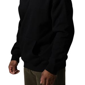 Sweat-shirt à capuche en molleton noir pour homme, avec motif graphique, style streetwear décontracté, à manches longues, pour le sport et l'entraînement - Product Image 4
