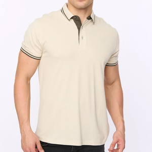 Packs de polos de performance pour hommes en tissu extensible respirant pour le sport et la gym, export en gros - Product Image 2