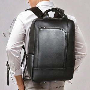 Nouveauté 2025 : Sac à dos élégant pour homme en cuir pleine fleur véritable, étanche, avec fermeture éclair, grande capacité - Product Image 3