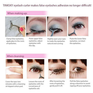 Pince à épiler de précision pour faux cils, en acier inoxydable, antistatique, à pointe dentelée, outil durable pour extensions de cils en salon - Product Image 4