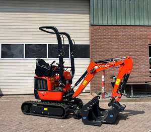 รถขุดขนาดเล็ก Kubota K008-3 เครื่องยนต์ดีเซล แบบตีนตะขาบ สำหรับงานก่อสร้างในฟาร์ม - Product Image 2