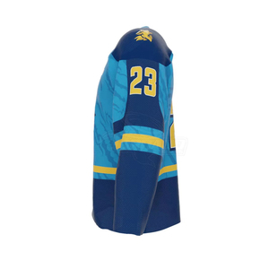 Nuevos Diseños 2026, Ropa Deportiva, Jersey de Hockey Personalizado con Número, 100% Poliéster, Jersey de Hockey sobre Hielo con Impresión Personalizada - Product Image 4
