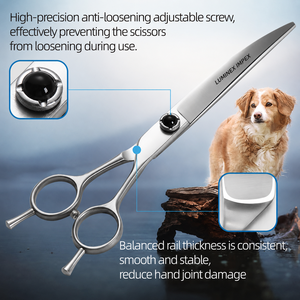 Ciseaux professionnels pour toilettage des animaux, pour couper les poils des animaux, ciseaux de toilettage pour une coupe lisse et facile, professionnels - Product Image 2