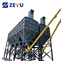 Zeyu Fabrika Fiyatı 80 Ton Yatay Çimento Silosu Konteyner Tipi Portatif Çimento Depolama Tankı Mobil Beton Santrali için