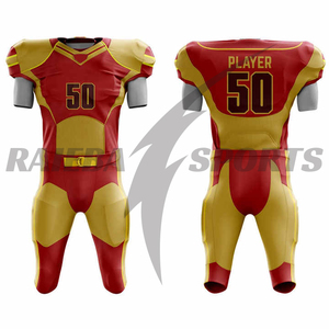 Tenues de football américain personnalisées pour équipes – Maillots de football américain sur mesure avec numéros de joueur imprimés par sublimation, respirants, pour les matchs - Product Image 2