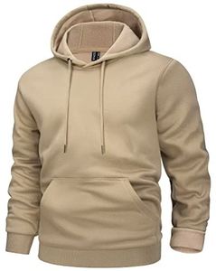 Sweat-shirts pour hommes en tissu uni personnalisé avec logo imprimé numériquement, écologiques, 100% polyester/coton, haute qualité - Product Image 1