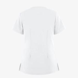 ชุดยูนิฟอร์มพยาบาลคอวีสำหรับผู้หญิงขายส่ง พร้อมเสื้อแจ็คเก็ตและกางเกง - Product Image 3