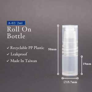 ขวดพลาสติกแบบม้วนขนาด2มล. รีฟิลได้ - Product Image 2