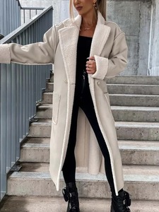 Chaquetas de piel de oveja de primera calidad para mujer, abrigos de cuero genuino personalizados, abrigos largos de cuero vacuno cálidos para invierno. - Product Image 6