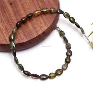 Perles de pierres précieuses naturelles de tourmaline multicolores de qualité supérieure, forme poire, lisses, brin de 8 pouces, fabrication artisanale pour bijoux DIY, bracelets et colliers - Product Image 3