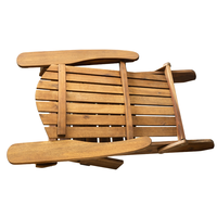 Fabricant de meubles OEM au Vietnam, vente en gros de chaises Adirondack pliantes en bois massif résistantes aux intempéries, pour extérieur et jardin, personnalisables