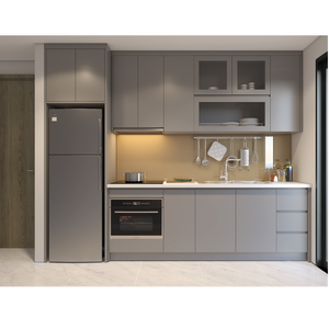 MDF Eco-Friendly Particle Board Modern Kitchen <b>Cabinets</b> Home Furniture Durable PLYWOOD Vietnam - Product Image 1