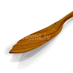 Cuchillo para Mantequilla de Madera de Teca Natural OEM, Espátula de Madera Ecológica para Mermelada, Utensilios de Cocina Sostenibles para Queso - Product Image 2