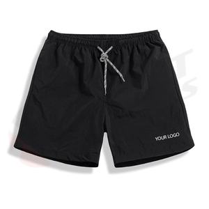 Shorts de bain pour hommes 100% haute qualité, couleur unie, pour l'été et la plage, avec logo personnalisé, vente en gros, décontractés, en toile tissée, coupe-vent, séchage rapide - Product Image 6