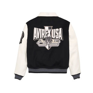 Veste en cuir classique Avirex personnalisée de qualité supérieure unisexe, couleur personnalisée, imperméable, respirante, hiver, devant - Product Image 2