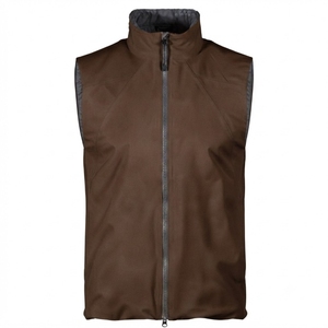 Gilet zippé à col montant pour homme, coupe-vent, décontracté, couleur unie, en polyester, style printemps, respirant - Product Image 3