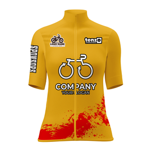 Jersey de Ciclismo para Mujer, Impresión Digital, Transpirable, Secado Rápido, Manga Corta, Cierre Completo, 100% Poliéster, Fabricante de Ropa de Ciclismo OEM ODM - Product Image 6