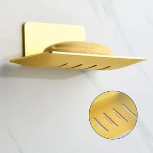 Wall Mounted Rectangular Soap Dish Holder for Bathroom Modern Bathroom Soap Tray - Product Image 5
