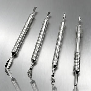 Pousse-cuticules personnalisé très demandé, en acier inoxydable, pour le retrait du vernis à ongles, outils de nettoyage des ongles, pousse-cuticules à pointe acérée - Product Image 4