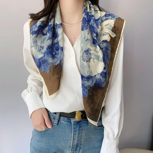 Nouveau Bandana Carré Élastique Couleur Unie Ethnique 2026 – Foulard et Bandeau Respirant Léger pour Femmes et Filles – Collection Printemps - Product Image 1