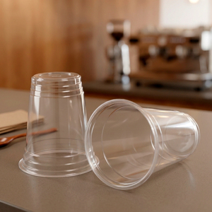 Wholesale 95mm PP Single Wall Disposable <b>Cups</b> Transparent 12/16/20oz for Iced Coffee Tea Juice <b>Cold</b> Dinks Beverages - Product Image 5
